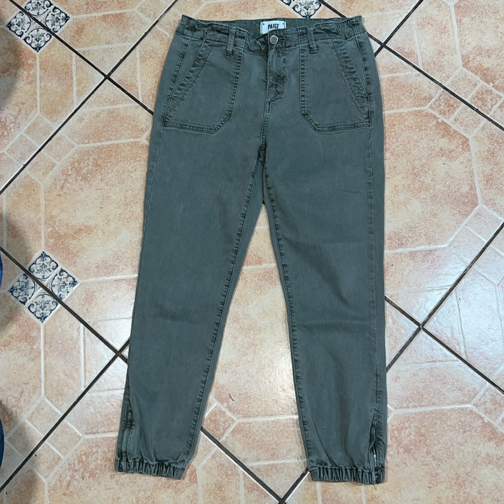 PAIGE green mayslie joggers